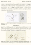 1845-1854 POSTE FERROVIAIRE - Premiers cachets de ligne