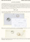 1845-1854 POSTE FERROVIAIRE - Premiers cachets de ligne