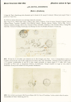 1845-1854 POSTE FERROVIAIRE - Premiers cachets de ligne
