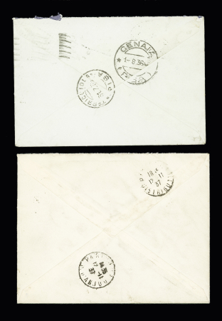 1925-1940, Près de 400 lettres, la plupart avec affranchissements