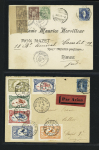 1800-1950, Stock de plus de 500 lettres sélectionnées
