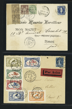 1800-1950, Stock de plus de 500 lettres sélectionnées