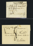 1800-1950, Stock de plus de 500 lettres sélectionnées
