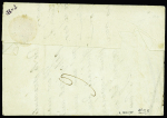 Lettre avec MP "P 33 P Clermont - Lodève" (1811), ind 19. TB