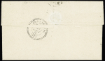 N°40 OBL GC 412 + T17 Bedarieux, Hérault, (1871)