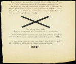 N°278A, 3c Semeuse orange en paire annulée croix au tampon sur bande de la Documentation Scientifique avec CAD "Paris 34 PP" (1937) + documentation. TB