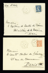 15 lettres avec CAD hexagonaux d'agences embarquées dont croiseur-école Jeanne d'Arc, porte-avions-Béarn, croiseur Jules Michelet, cuirassé Courbet, cuirassé Provence, croiseur Duquesne. TB