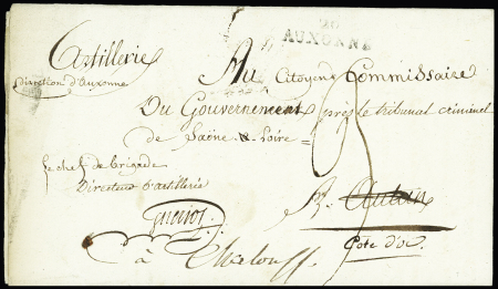 SAÔNE-ET-LOIRE MP "Deb Autun" (1801), ind 20, B/TB