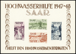 1948, Flood Charity min.sheet, never hinged, plus the