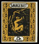 1922 Landscapes, ca 200 proofs on ungummed paper showing