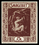 1922 Landscapes, ca 200 proofs on ungummed paper showing