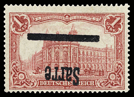 1920-34, Saar Territory: Specialised selection in one