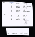 Casablanca : 1 fragment, 6 fragments avec adresse partielle,