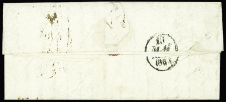 Lettre d'Alger (10 mai 1834) avec MP "A armée expedre