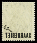 1920, SAARGEBIET overprinted issues. Specialised collection