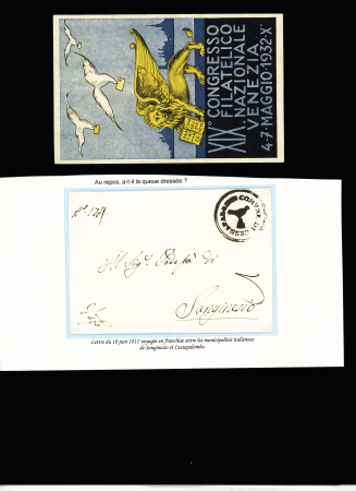 1921-23, Four BLP stationery double-cards with each