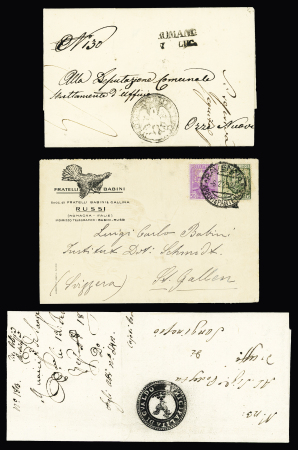 1921-23, Four BLP stationery double-cards with each