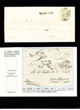 1921-23, Four BLP stationery double-cards with each