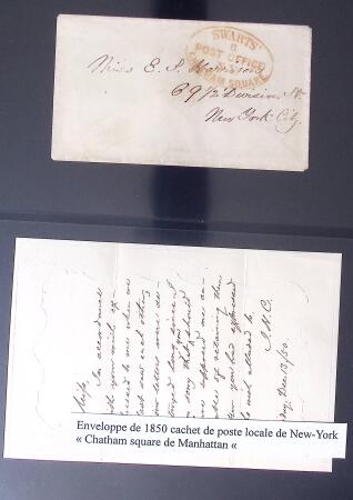 1774-1865 NEW YORK: Fascinating collection of documents
