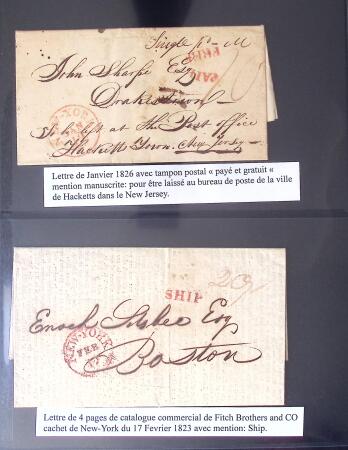 1774-1865 NEW YORK: Fascinating collection of documents