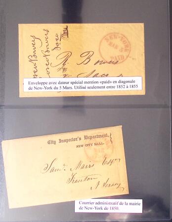 1774-1865 NEW YORK: Fascinating collection of documents