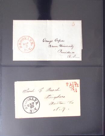 1774-1865 NEW YORK: Fascinating collection of documents