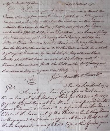 1774-1865 NEW YORK: Fascinating collection of documents