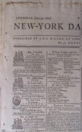 1774-1865 NEW YORK: Fascinating collection of documents