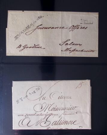 1774-1865 NEW YORK: Fascinating collection of documents