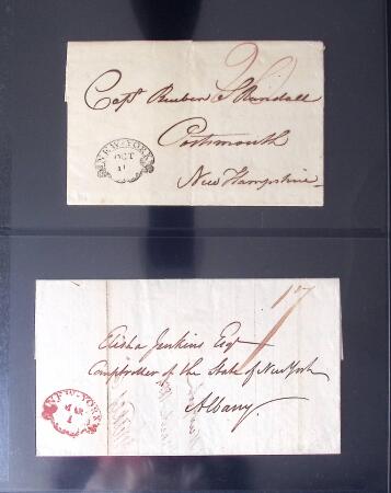 1774-1865 NEW YORK: Fascinating collection of documents