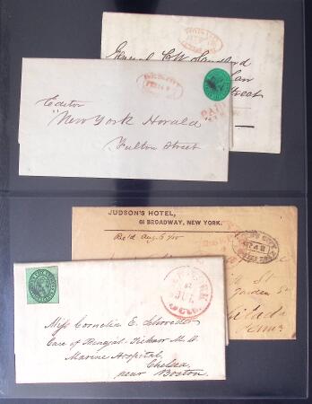 1774-1865 NEW YORK: Fascinating collection of documents