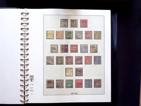 1843-1959, Used collection in two albums, noted Zurich