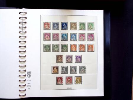 1843-1959, Used collection in two albums, noted Zurich