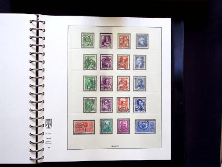 1843-1959, Used collection in two albums, noted Zurich
