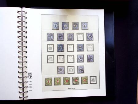 1843-1959, Used collection in two albums, noted Zurich