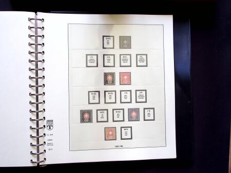 1843-1959, Used collection in two albums, noted Zurich