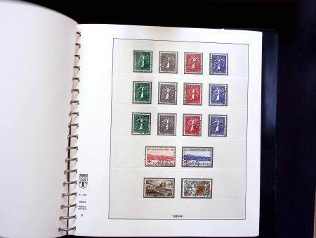 1843-1959, Used collection in two albums, noted Zurich