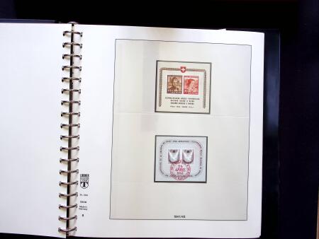 1843-1959, Used collection in two albums, noted Zurich