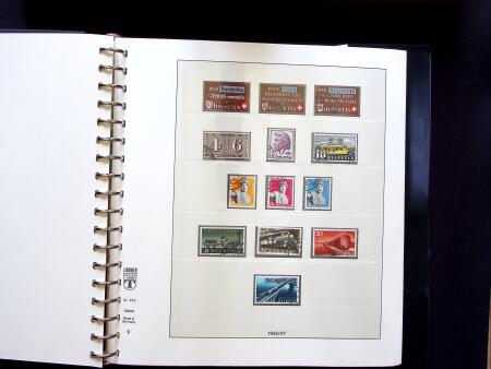 1843-1959, Used collection in two albums, noted Zurich