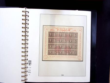 1843-1959, Used collection in two albums, noted Zurich