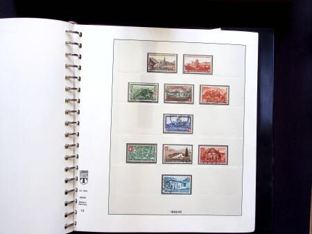 1843-1959, Used collection in two albums, noted Zurich
