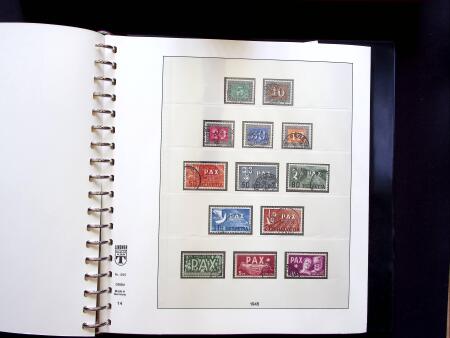 1843-1959, Used collection in two albums, noted Zurich