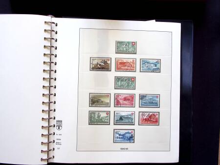 1843-1959, Used collection in two albums, noted Zurich