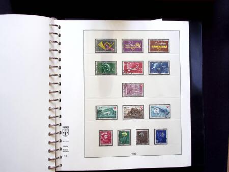 1843-1959, Used collection in two albums, noted Zurich