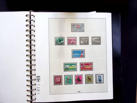 1843-1959, Used collection in two albums, noted Zurich