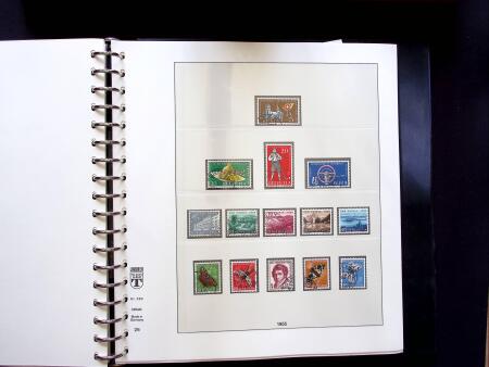 1843-1959, Used collection in two albums, noted Zurich