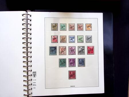 1843-1959, Used collection in two albums, noted Zurich