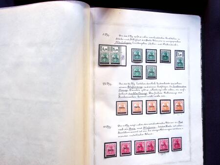 1829-1920, Old-time collection on album with 5 pre-stamp