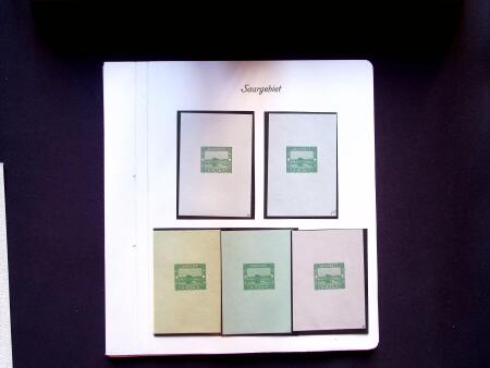 1921, Landscapes, so-called "Minister" proofs, 57 items