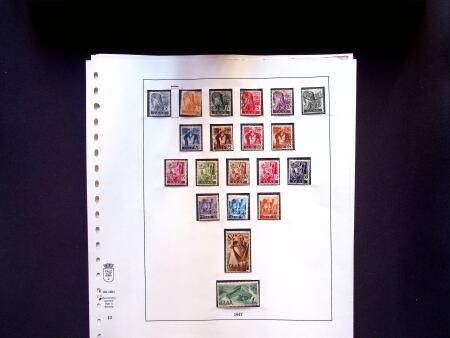 1920-58 Used collection of Saar and Saarland on 36